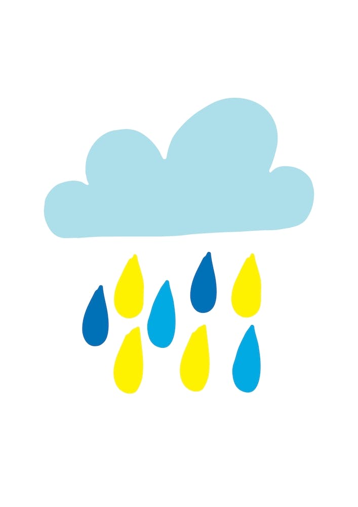 Blue Rain Cloud