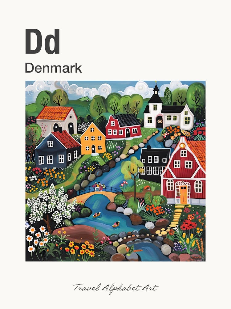 Kids Travel Alphabet  Denmark 3