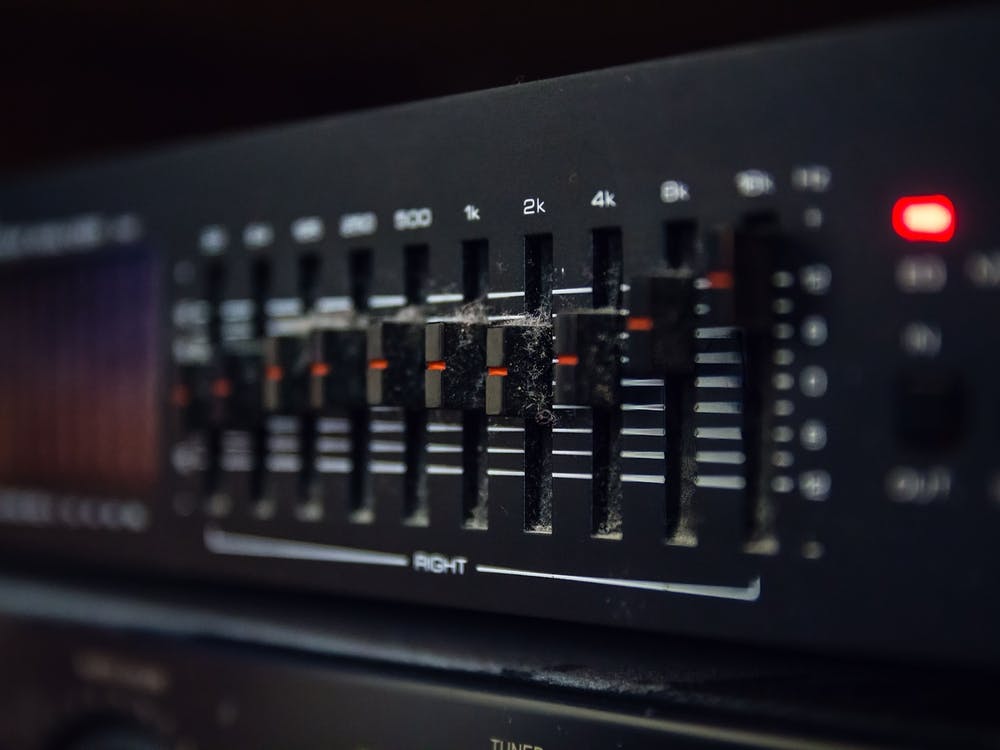 Graphic Equalizer Controls On An Audio System