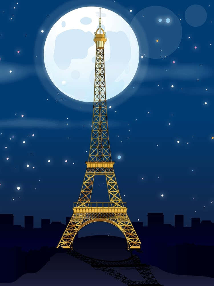 Eiffel Tower At Night