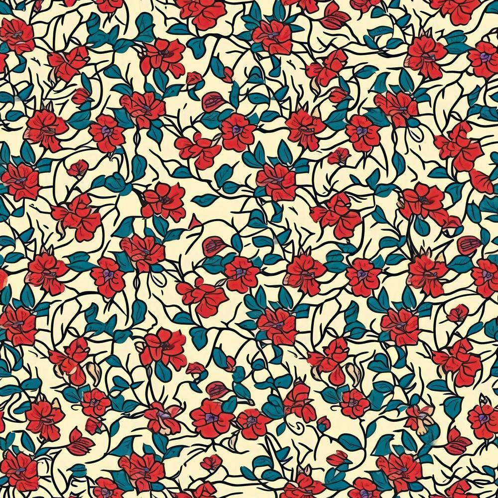Fern Frost Bloom London Fabrics Floral Pattern 2
