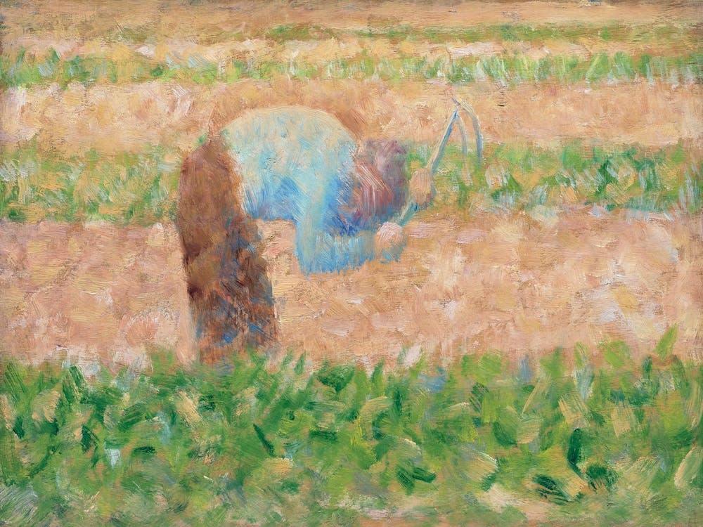 Man With A Hoe (1882), Georges Seurat