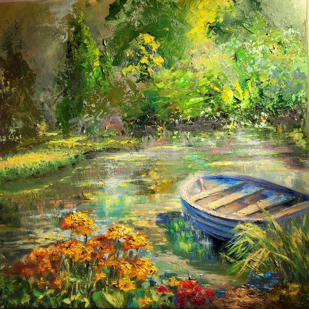 Boat In The Garden