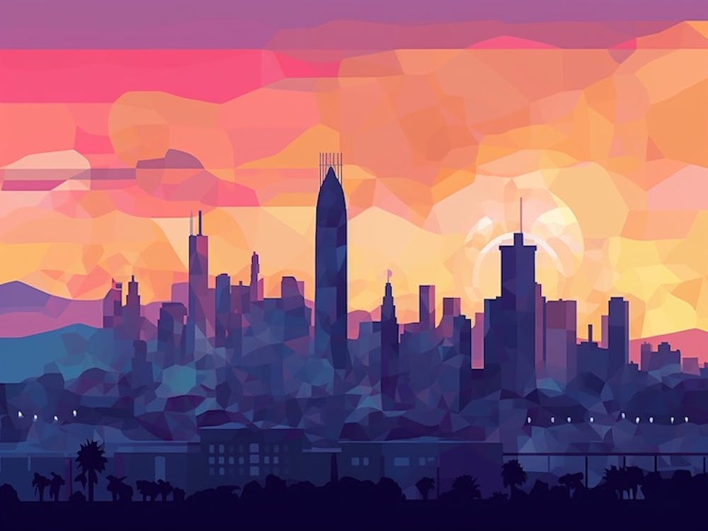 Barcelona Skyline 2