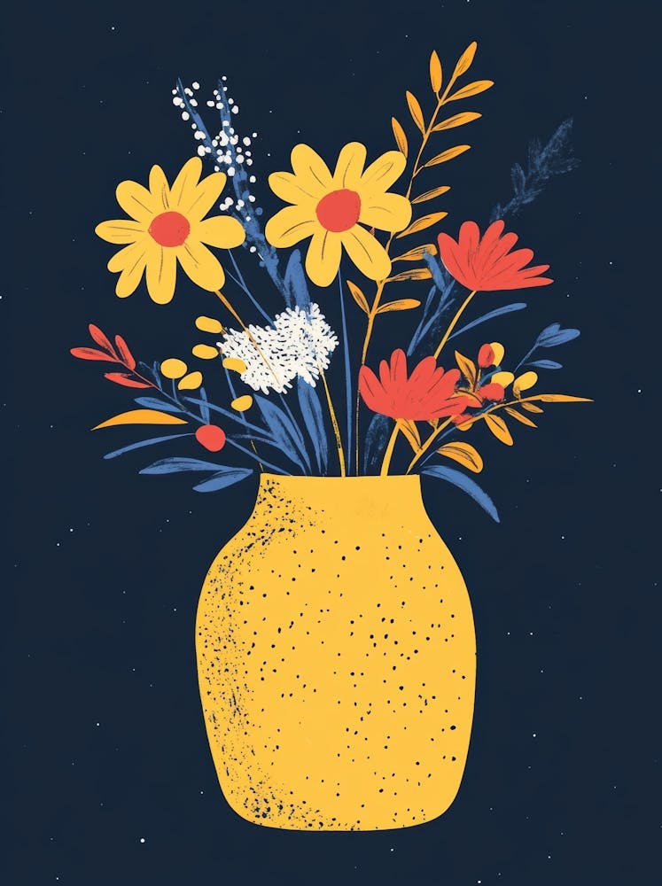 Blumen in einer Vase 204