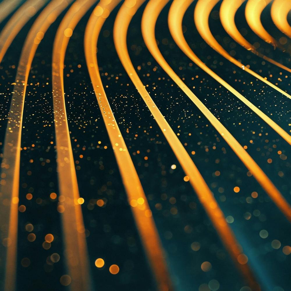 Abstract Golden Rays