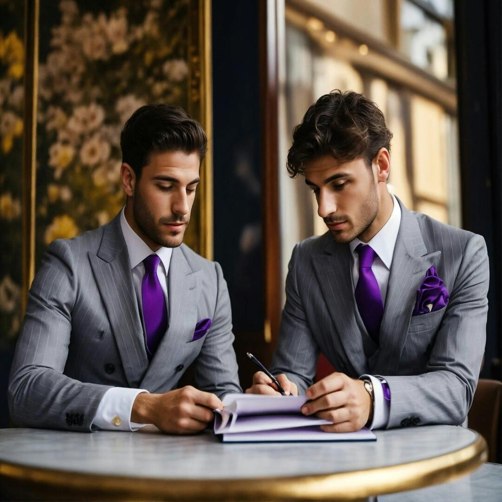 Two Men In Suits 1