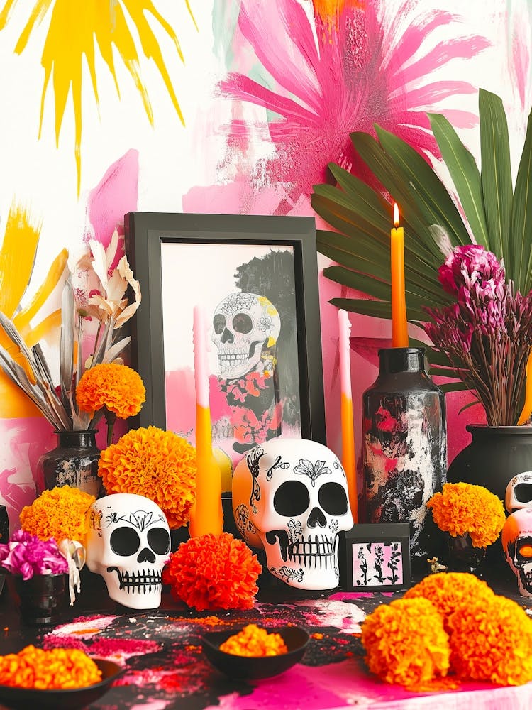 Day Of The Dead Decor Mexican art