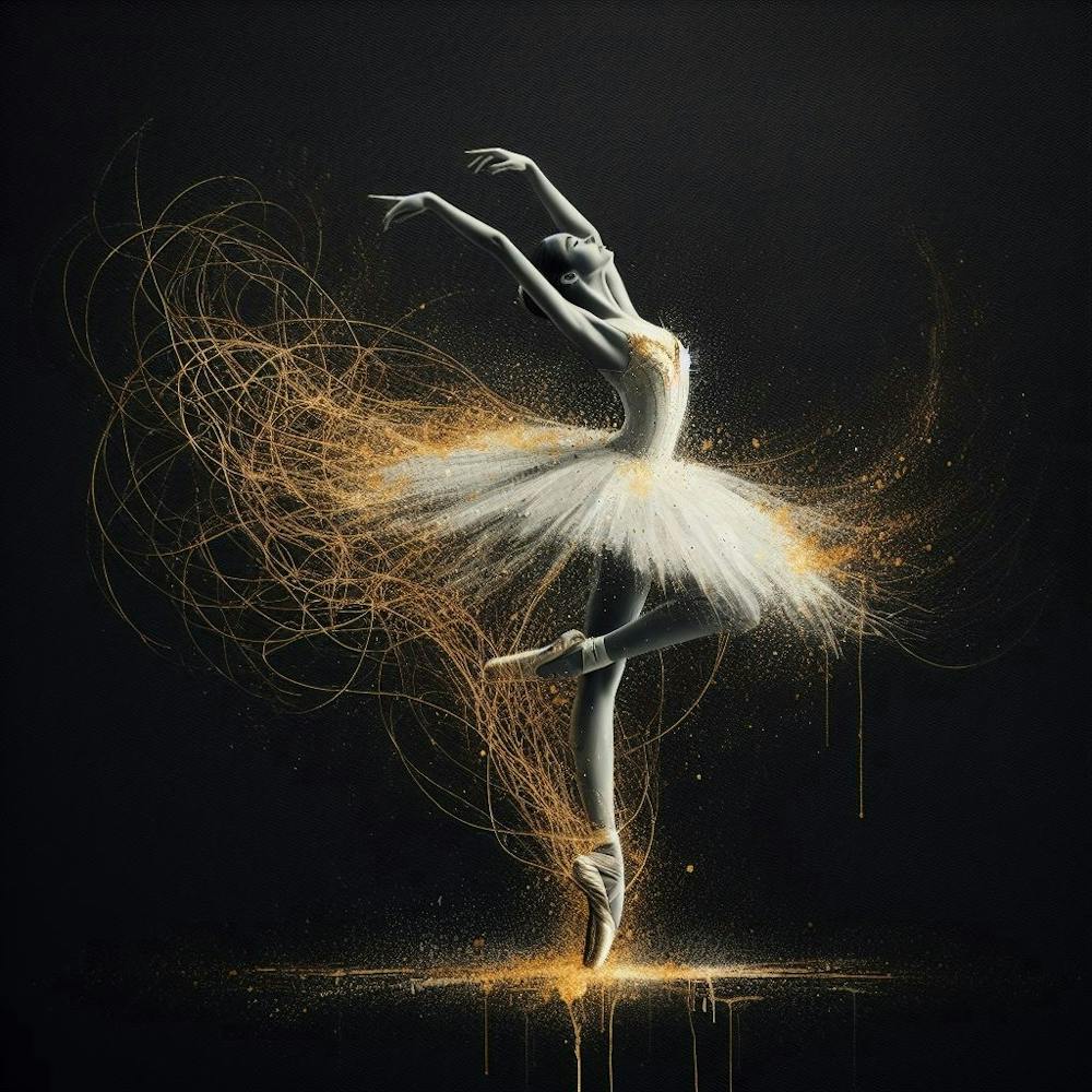 Ballerina Canvas Print 1