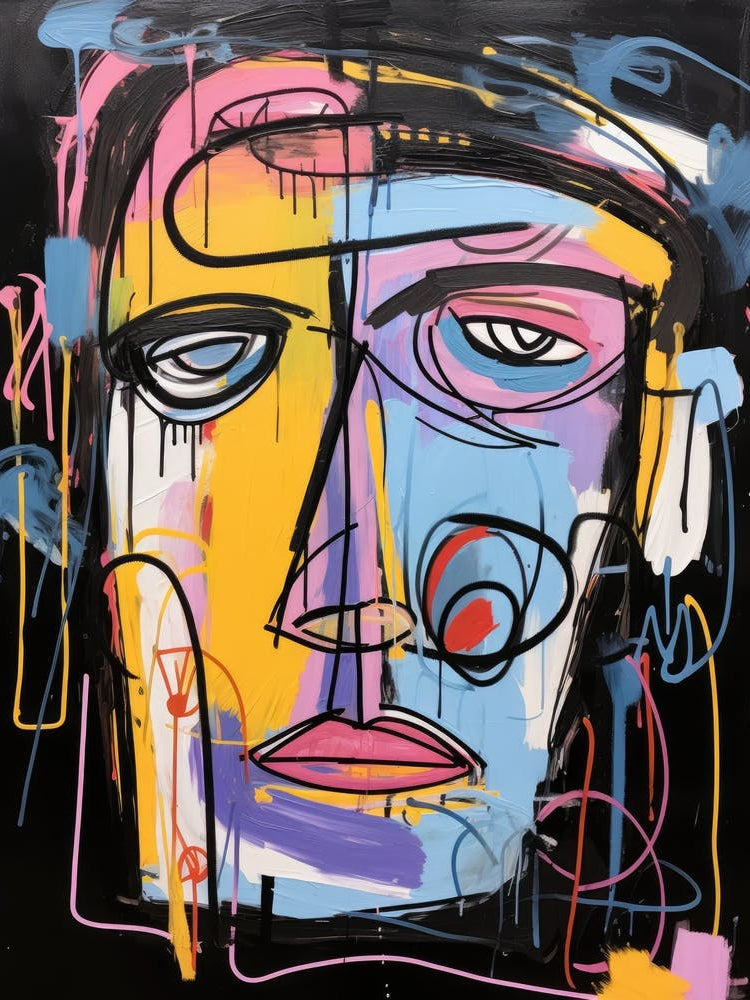 Abstract Portrait Of A Man