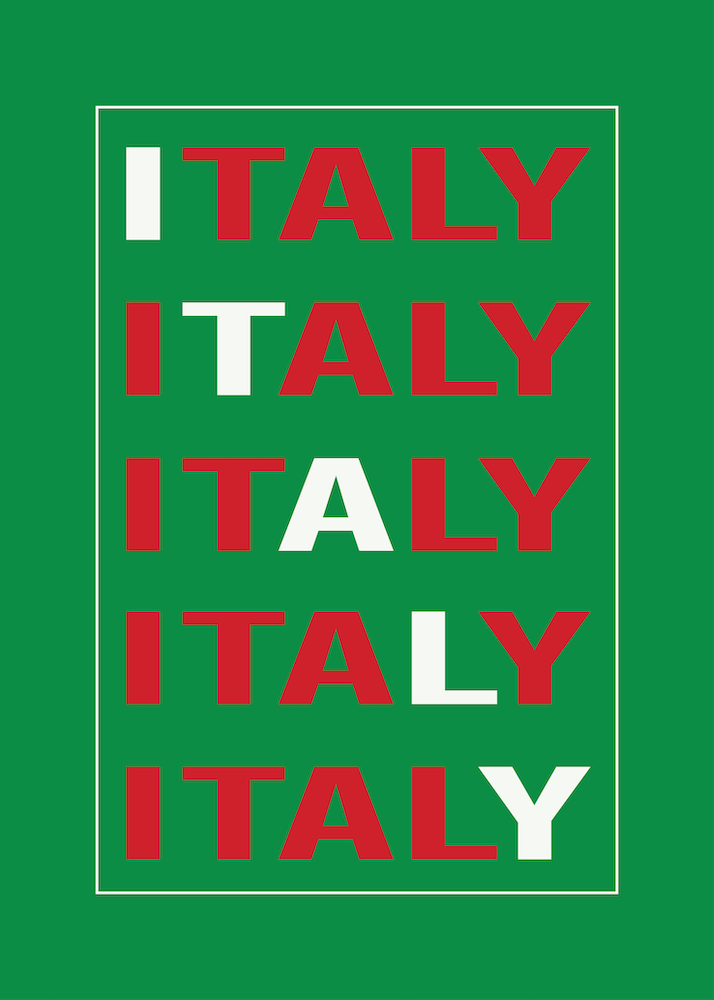 Italy Green and Red
