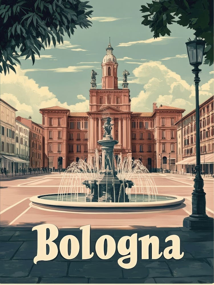 Aihrgdesign A Classic 1960s Travel Poster For Bologna Showcas 75eb0616 3ee1 401c 9804 Eb15b9fc0207 2