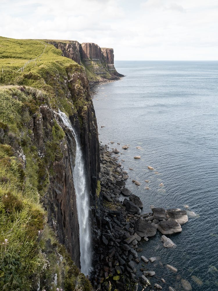 Kilt Rock And Mealt Falls, Scotland