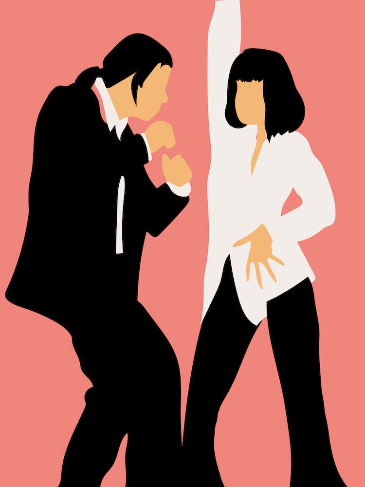 Pulp Fiction Dance Pink 2