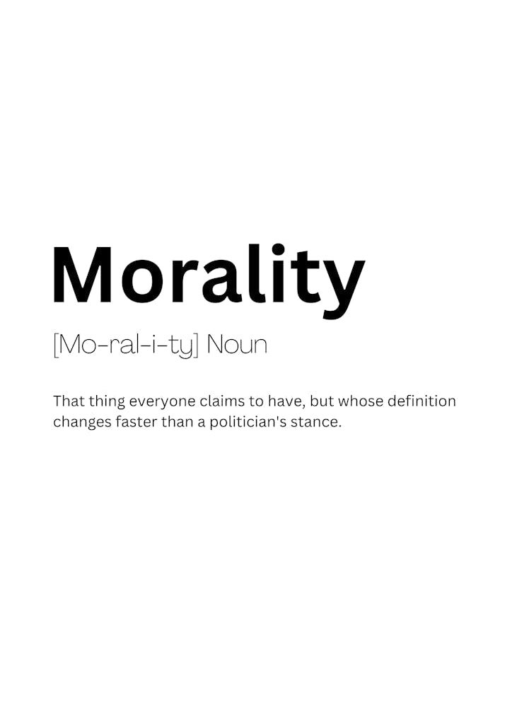 Morality Definition Meaning 1