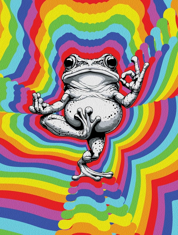 Zen Frog Masterpiece