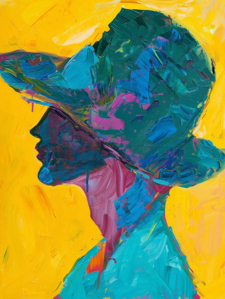 Portrait Of A Woman In A Hat 11