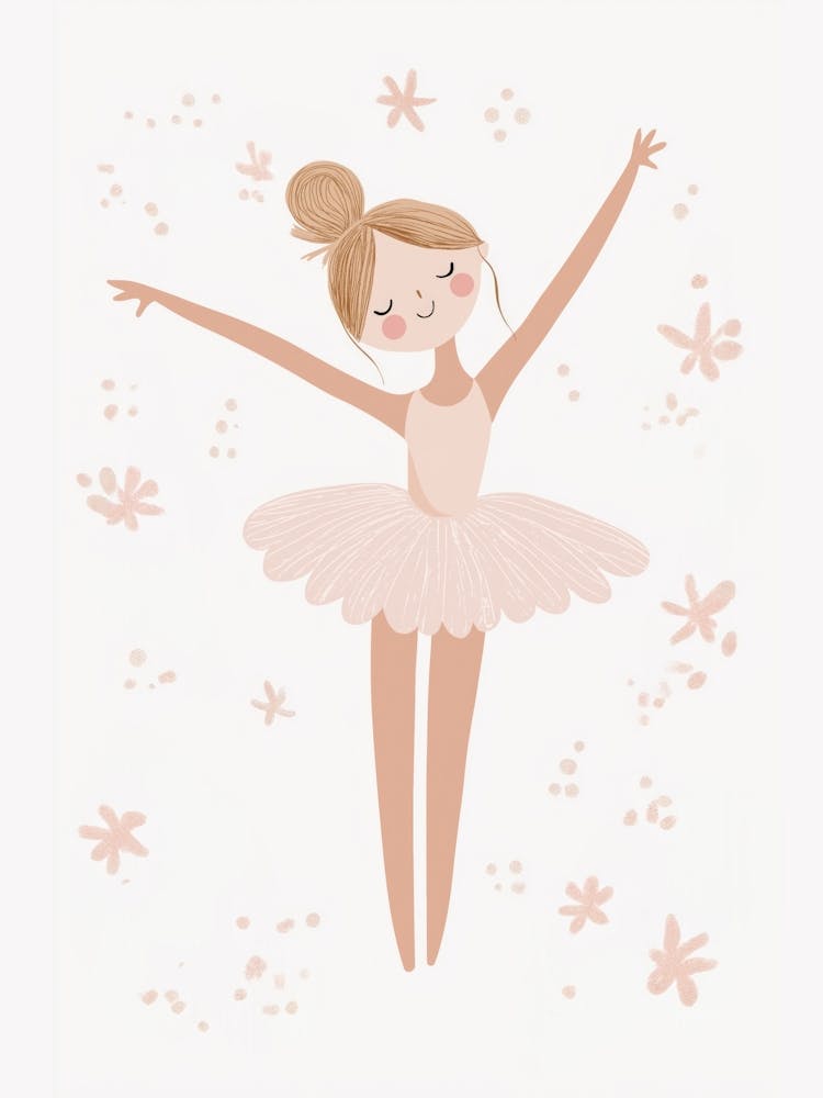 Ballerina, Nursery Wall Art for Kids 2