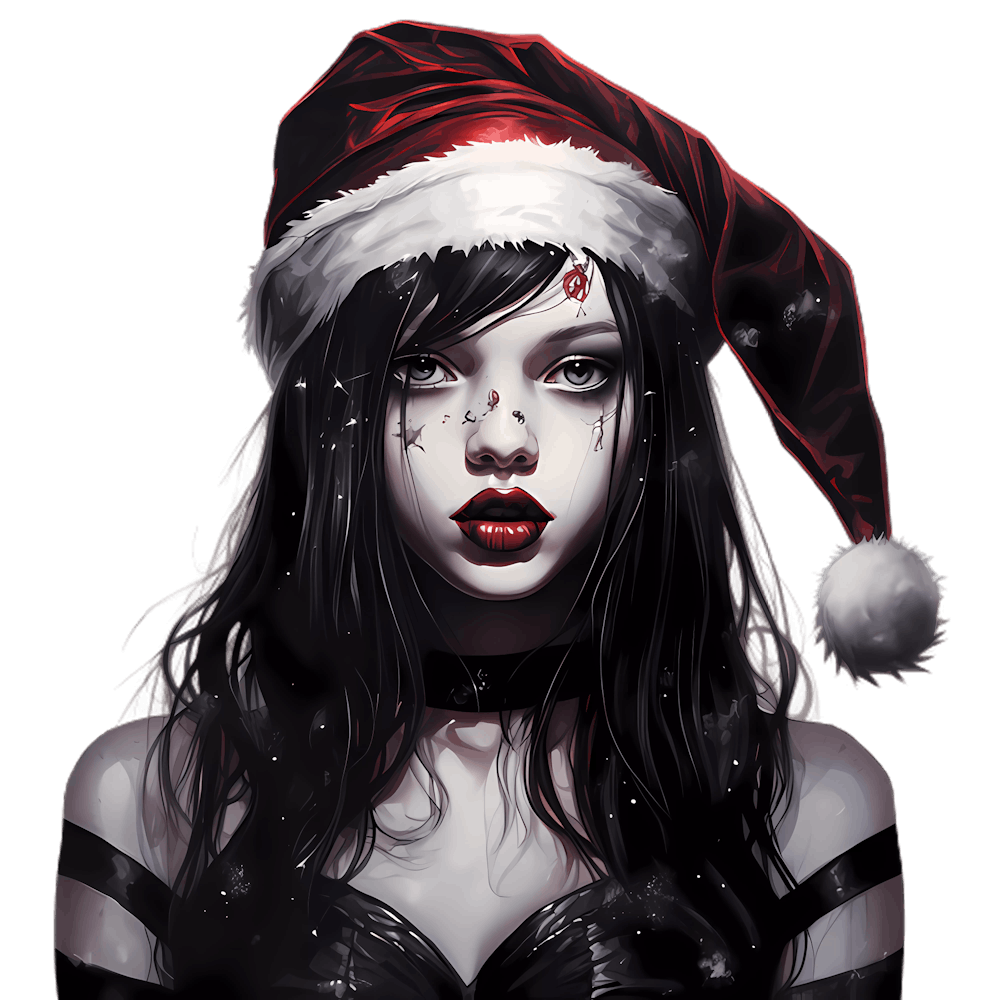 Xmas Gothic Girl