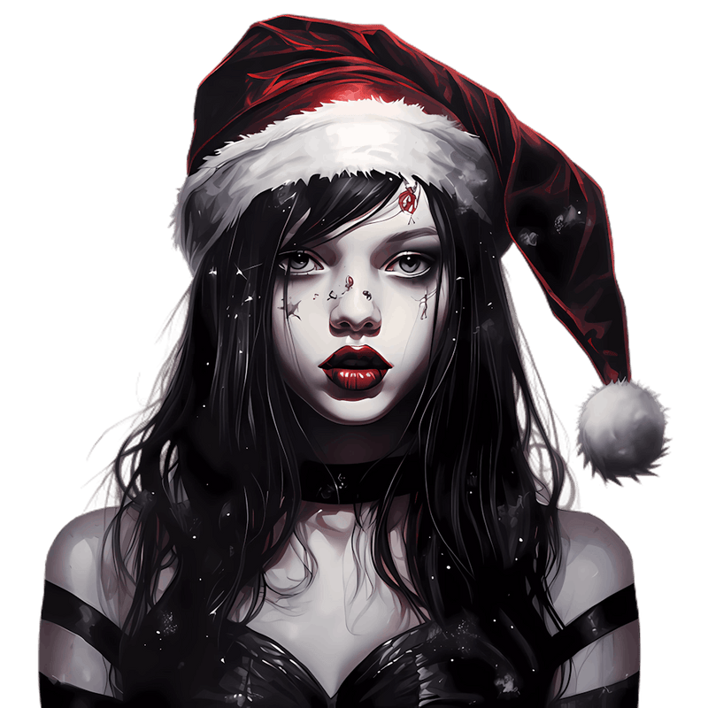 Xmas Gothic Girl