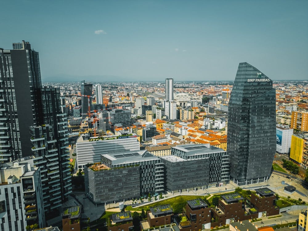 Milan Modern Buildings City Print 1