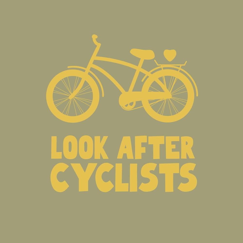 Look After Cyclists- Green / Yellow