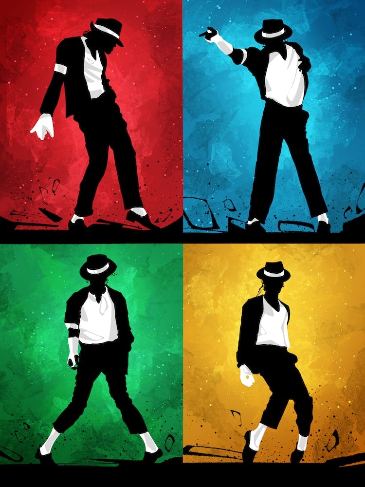Michael Jackson silhouette