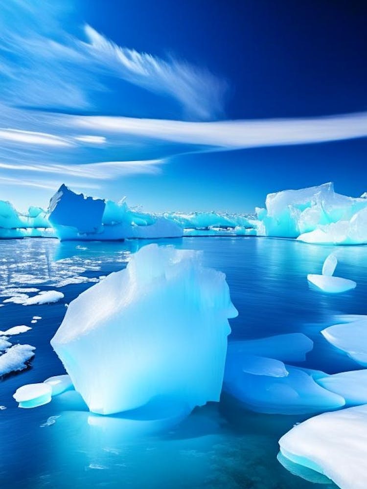 Sea Ice Water Waterscape Photography 3