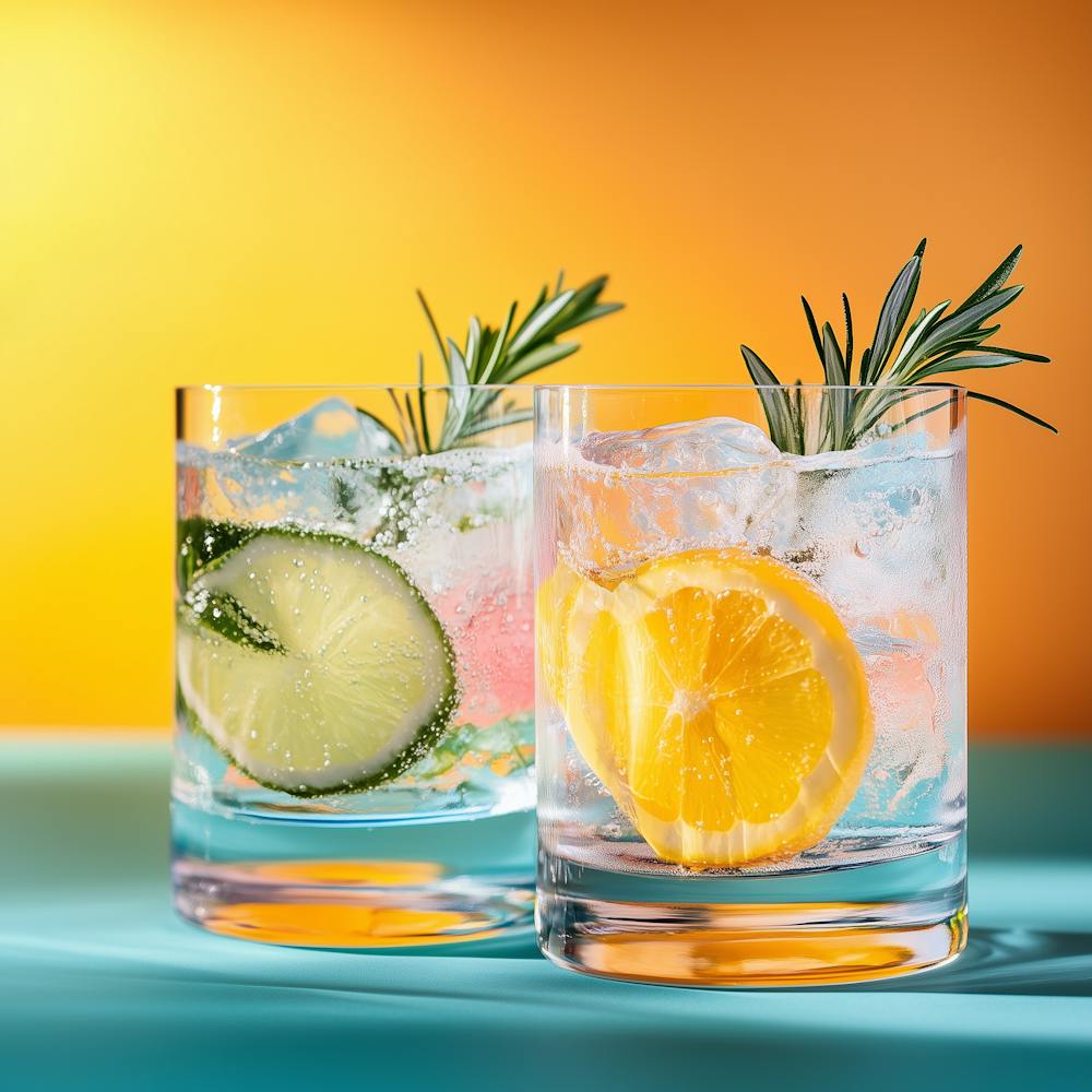Two Glasses Of Iced Tea