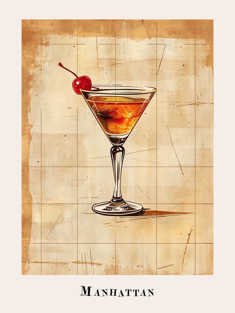 Manhattan Tile Poster 3