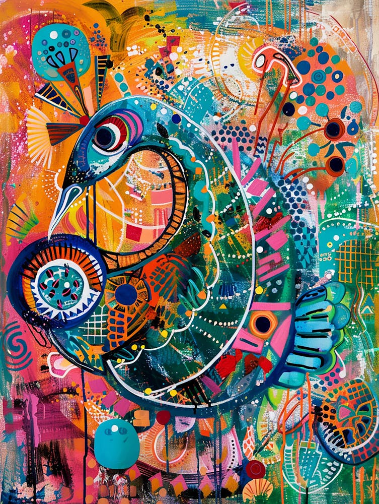 Psychedelic Bird
