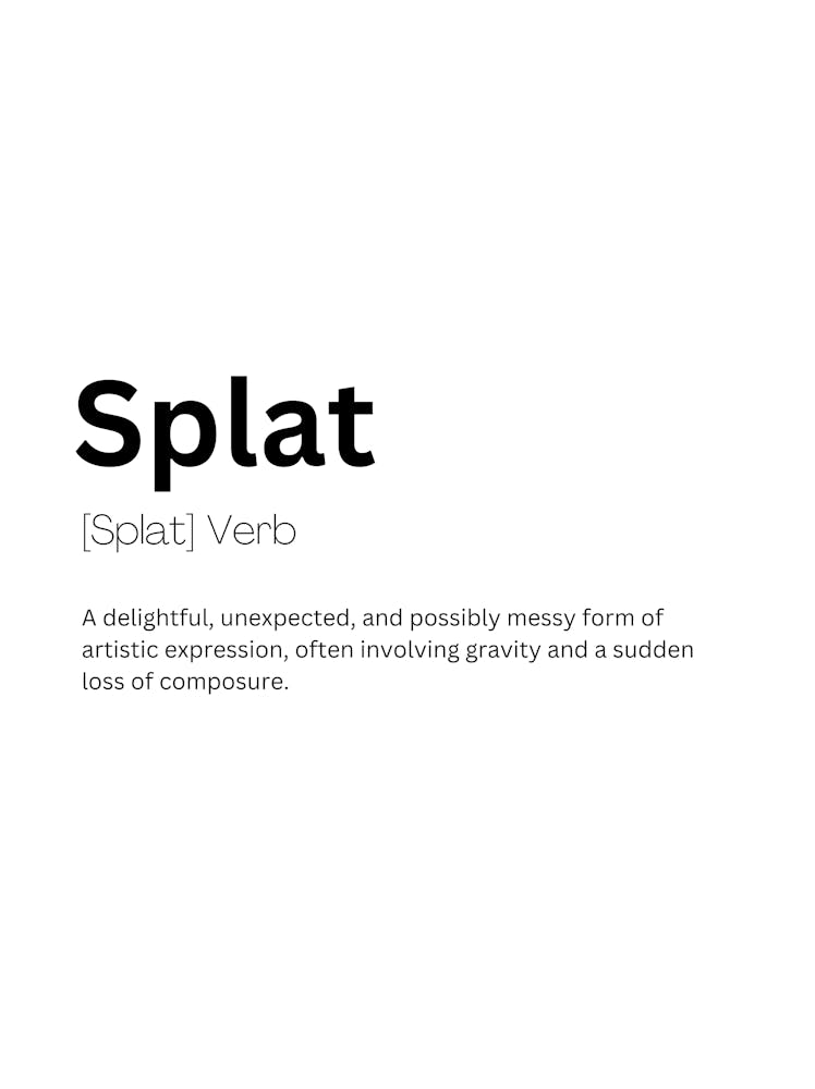 Splat Definition Bedeutung