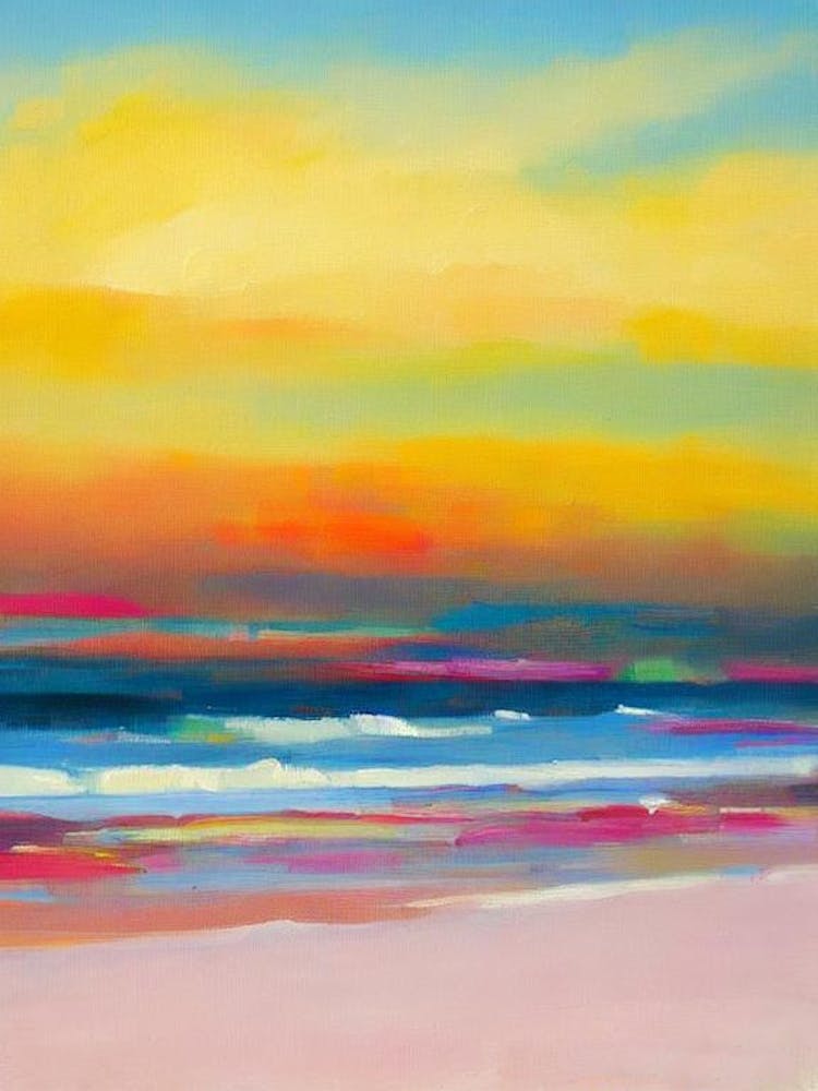 St Kilda Beach, Australia Bright Abstract