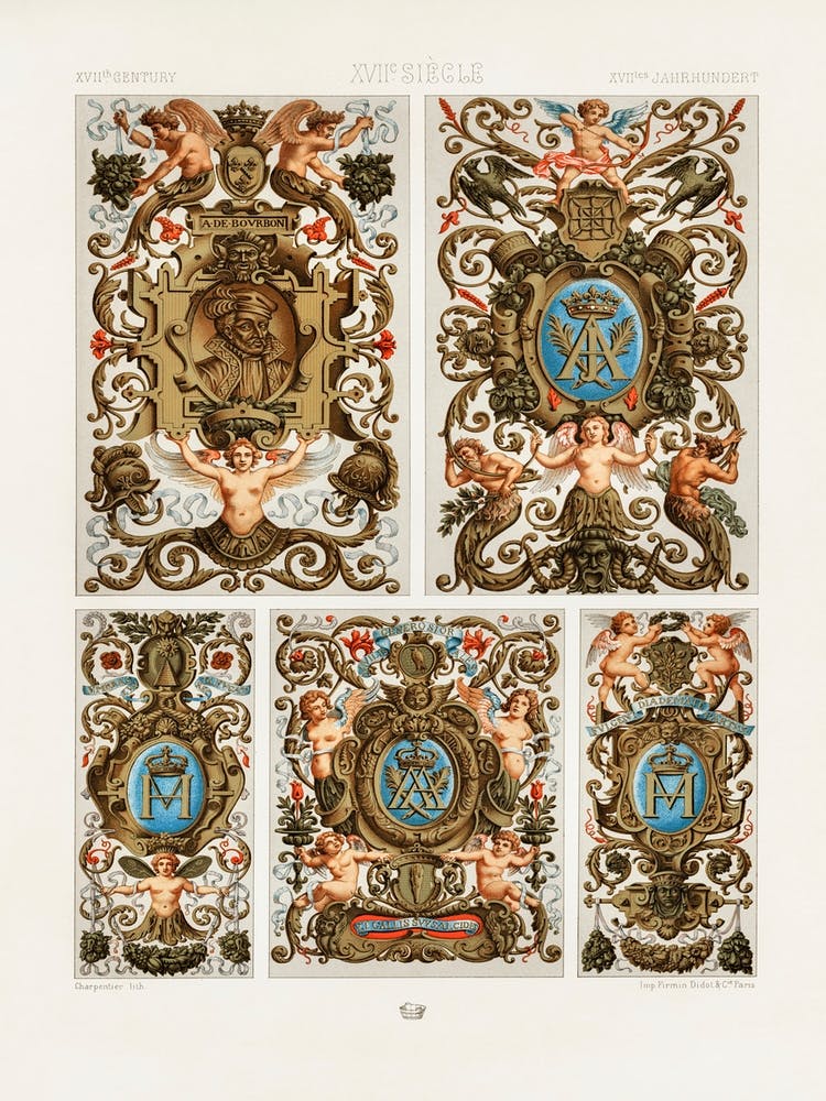 17th Century Pattern, Albert Racine (2) 1