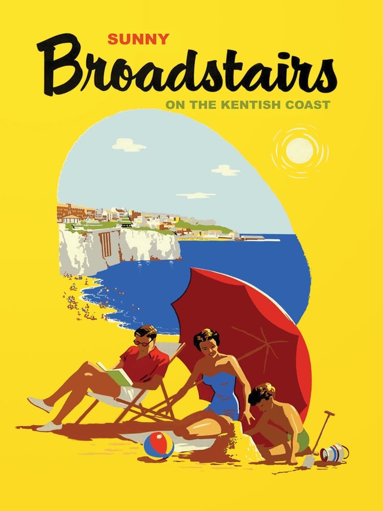 Sunny Broadstairs On The Kentish Coast