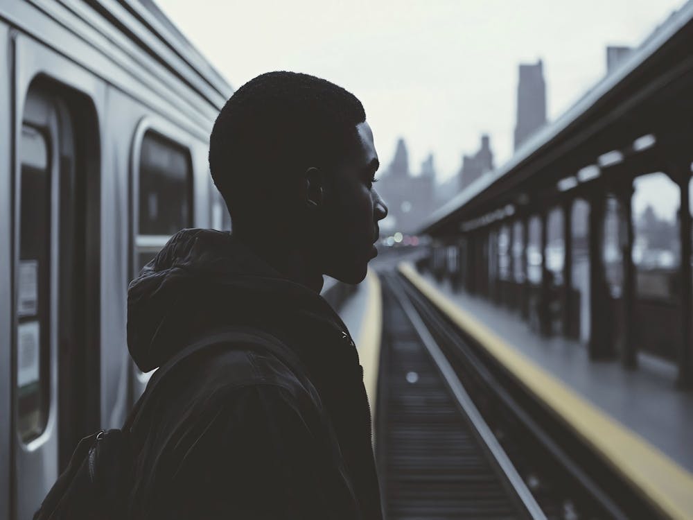 Portrait Of A Young Black Man