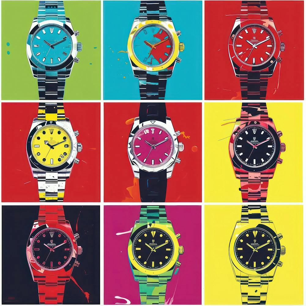 Watches Pop Art 2