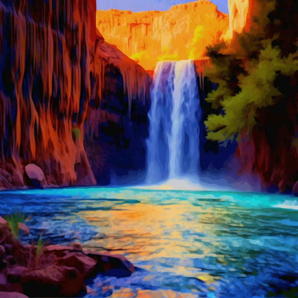 Waterfall In Arizona 1