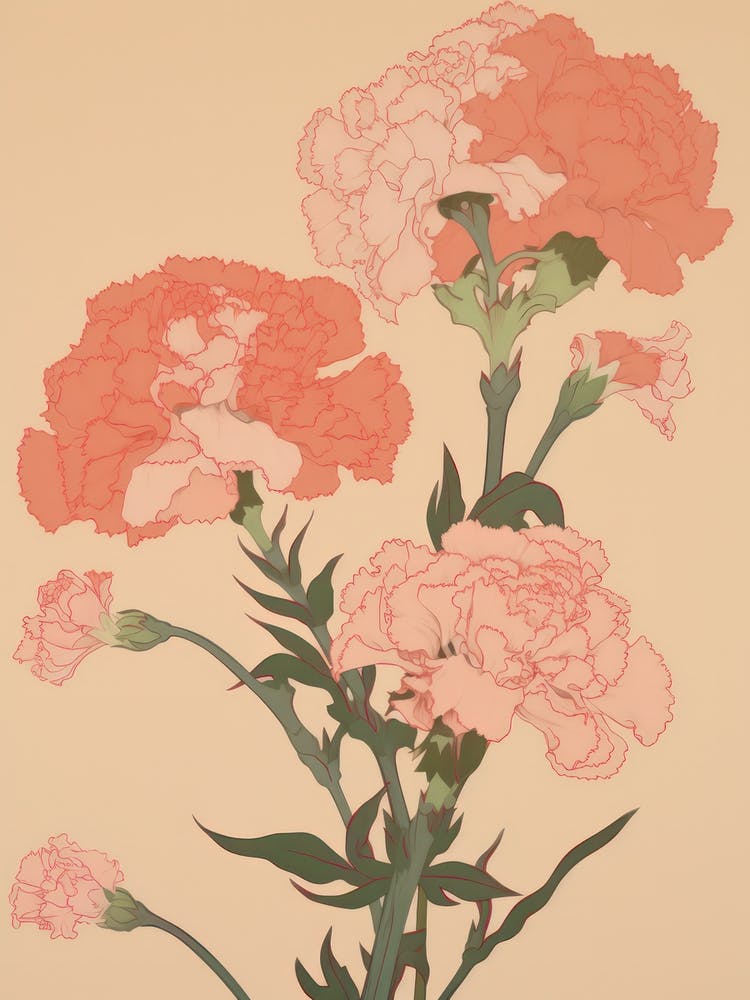 Œillets - Grande illustration audacieuse 3