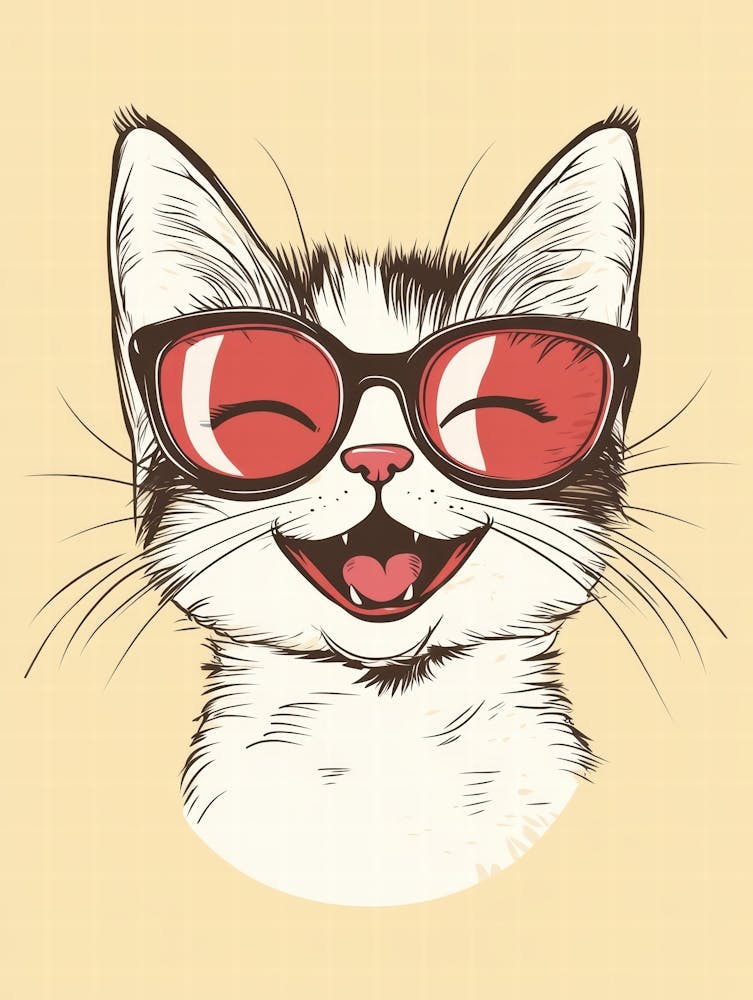 Cat In Sunglasses 15