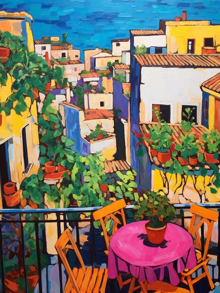 Palermo Italy 1 Fauvist Painting