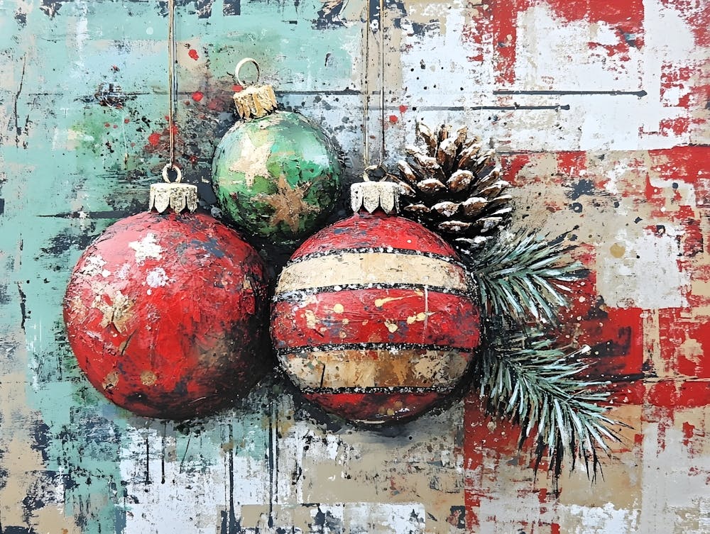 Intage Christmas Mixed Media 13