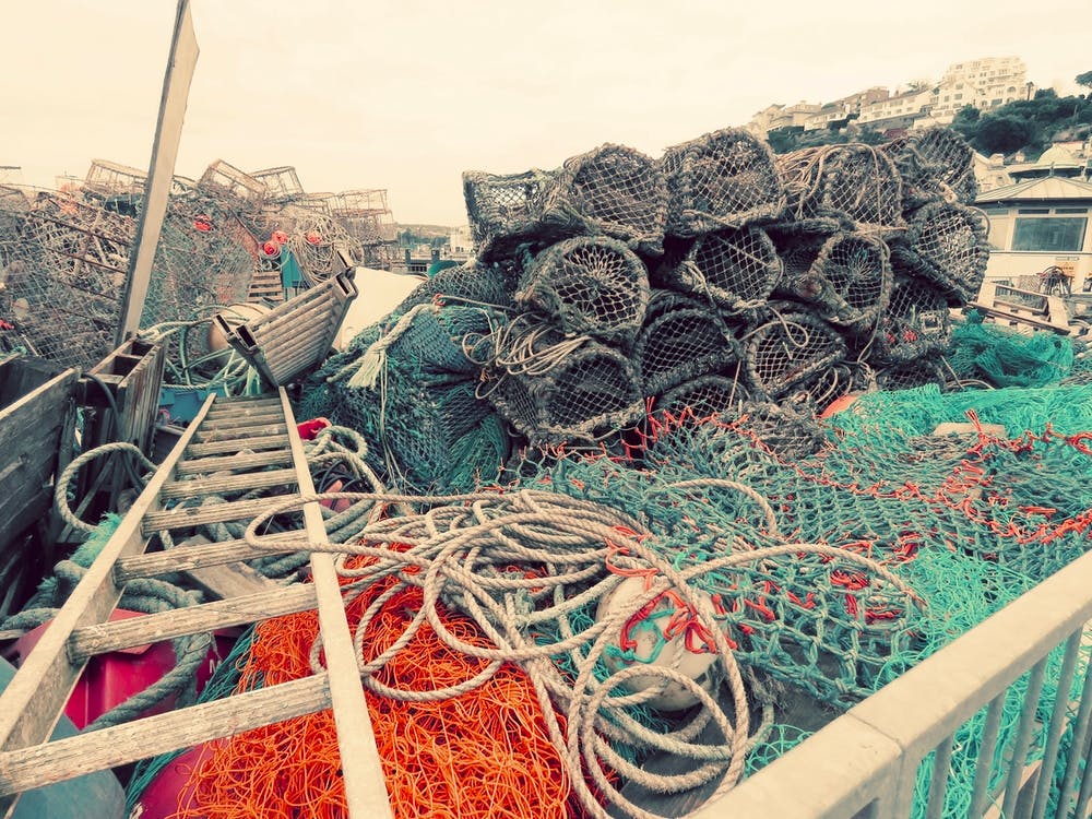 Fishing Nets UK Harbour Fishing Pods Fisherman