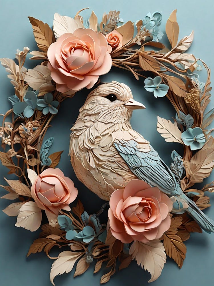 Bird In A Wreath 18