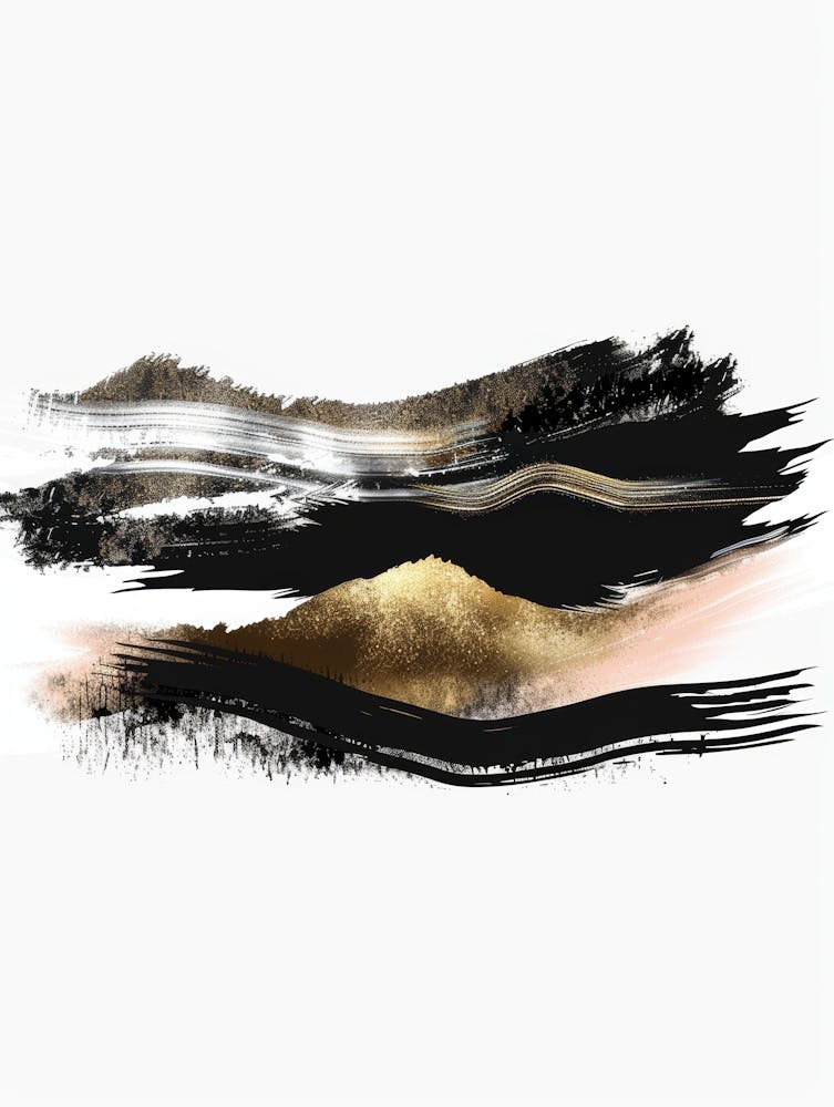 Abstract Brushstrokes Canvas Print 7