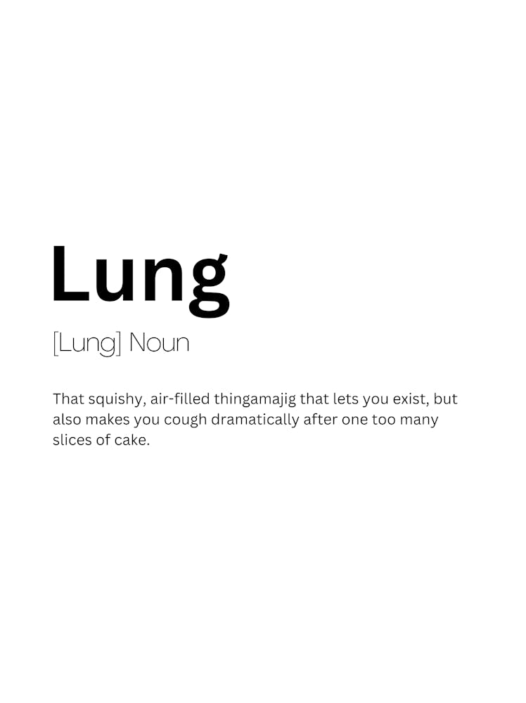 Lung Definition Meaning