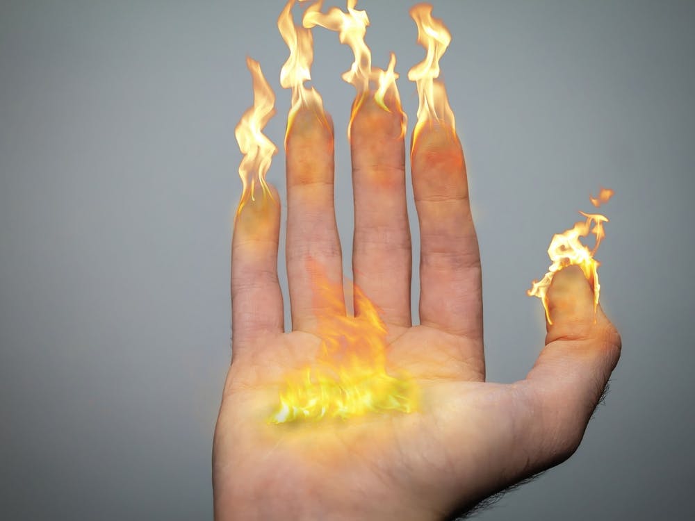 Fingers Of Candles