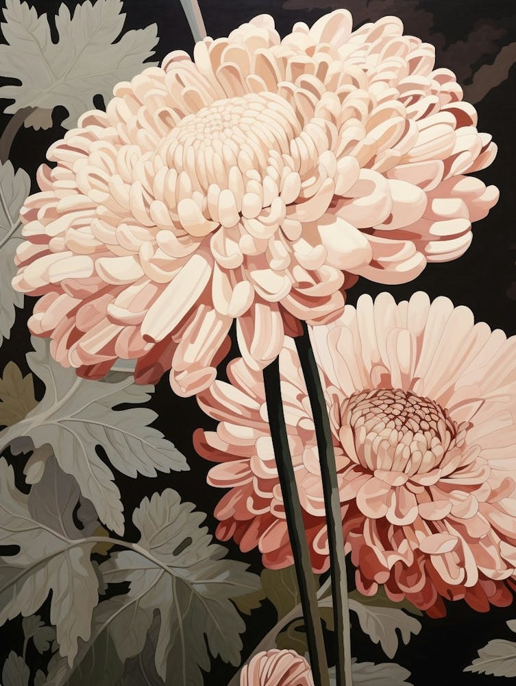 Flower Illustration Chrysanthemum 4