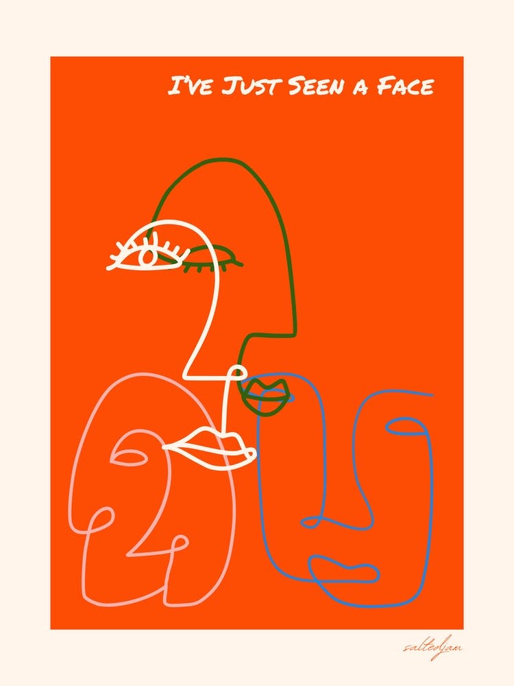 Abstract Line Faces 1