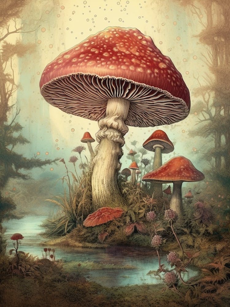 Storybook Mushroom